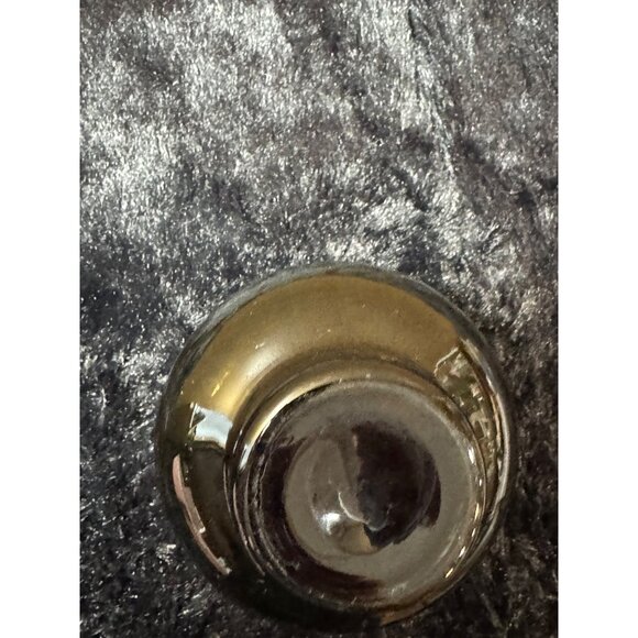 Vintage Smoky Grey Glass Vase With Rounded Design  Footed Base MCM - Picture 4 of 6